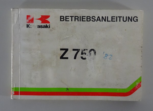 Betriebsanleitung / Handbuch Kawasaki Z 750 Stand 11/1981