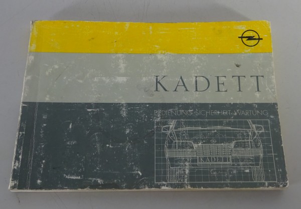 Betriebsanleitung / Handbuch Opel Kadett E Stand 03/1988