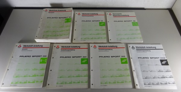 Werkstatthandbuch + Nachträge Mitsubishi Pajero Sport K90 Baujahr 1999 - 2006