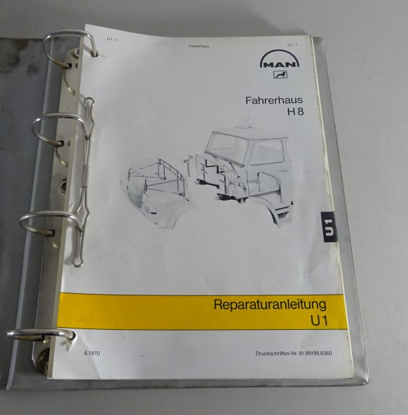 Werkstatthandbuch MAN Kurzhauber 2. Gen./MAN-VW + Bus SR 240/280/321 Karosserie