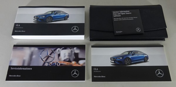 Bordmappe + Betriebsanleitung Mercedes Benz CLA 180 / 200... W118 Stand 01/2024
