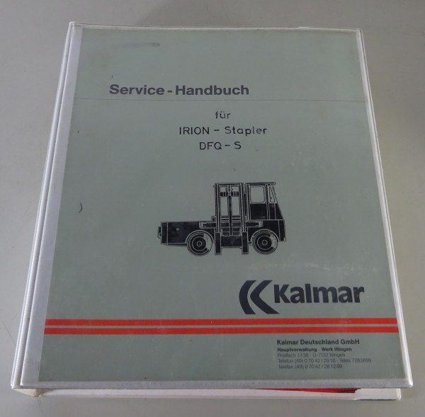 Werkstatthandbuch / Service Handbuch Kalmar Irion Gabelstapler DFQ-S Stand 1983