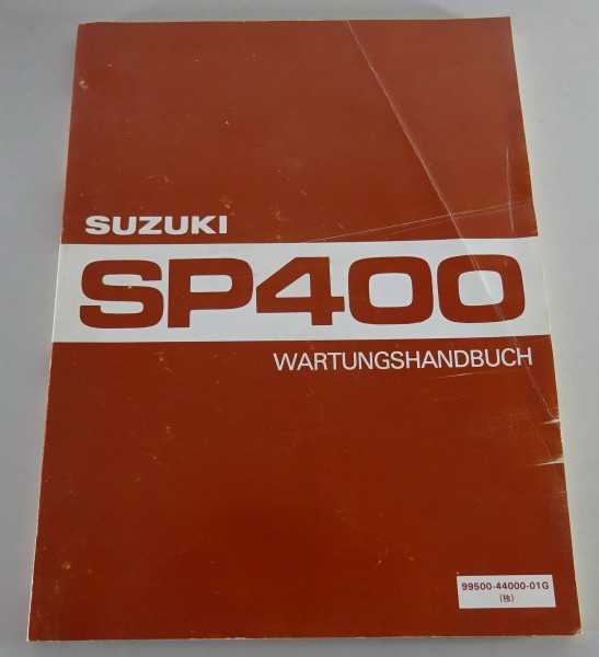 Werkstatthandbuch / Wartungsanleitung Suzuki SP 400 Stand 03/1981