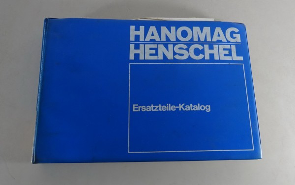 Teilekatalog Hanomag F 20 - F35 F35Z Fahrgestell Stand 01/1972