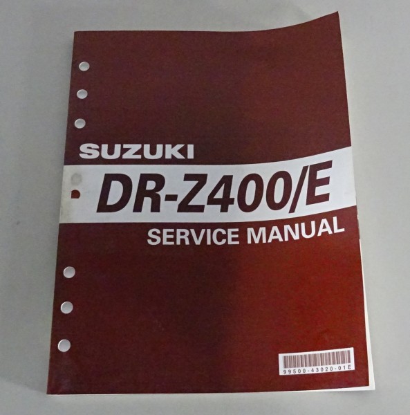 Workshop Manual / Service Manual Suzuki DR - Z 400 / E from 12/1999