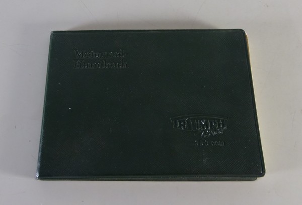 Betriebsanleitung / Handbuch Motorrad Triumph Boss 350 ccm Stand 10/1953