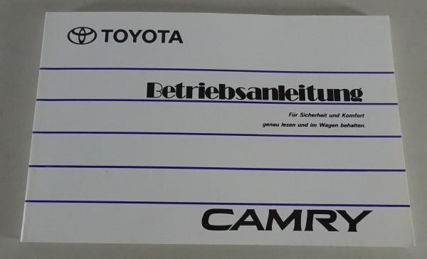 Betriebsanleitung / Handbuch Toyota Camry Typ XV20 Stand 1996