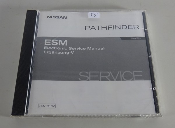 Werkstatthandbuch Ergänzung V auf CD Nissan Pathfinder Typ R50 Stand 10/2002