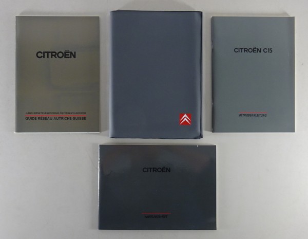 Bordmappe + Betriebsanleitung / Handbuch Citroen C15 Stand 1992
