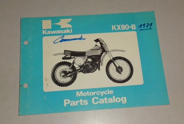 Teilekatalog / Ersatzteilliste / Parts List Kawasaki KX 80-B Stand 11/1978