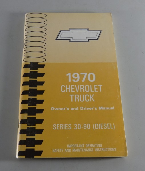 Owner´s Manual / Handbook Chevrolet Truck Serie 30-40 Diesel Stand 1970