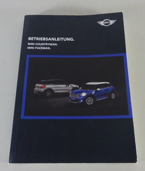 Betriebsanleitung / Handbuch Mini Countryman R60 / Mini Paceman R 61 Stand 2014