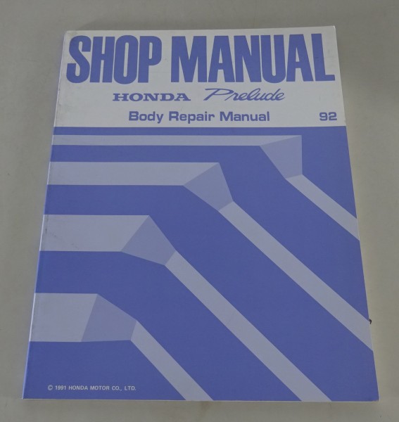 Shop Manual Honda Prelude Body Repair Manual Issue 1992
