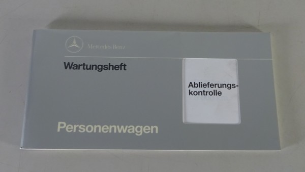 Scheckheft / Serviceheft blanko Mercedes-Benz R129 SL / W124 / W140 von 05/1993