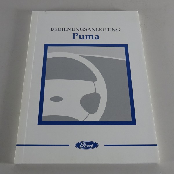 Betriebsanleitung / Handbuch Ford Puma Stand 11/1997