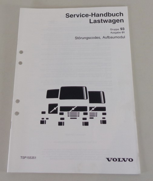 Werkstatthandbuch Volvo LKW Störungscodes, Aufbaumodul von 2002