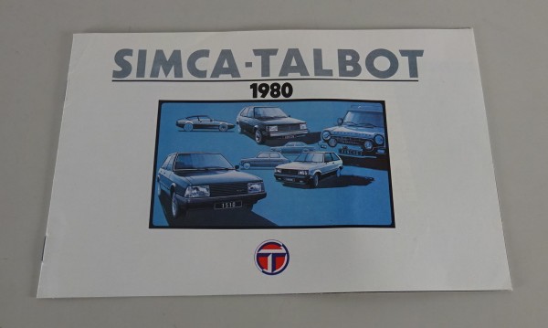 Prospekt / Broschüre Simca / Talbot / Matra Programm 1980