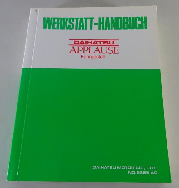 Werkstatthandbuch Daihatsu Applause Fahrgestell Stand 10/1989