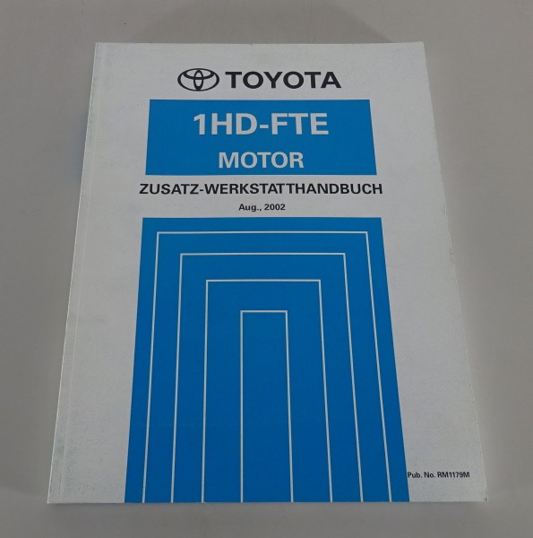 Werkstatthandbuch Toyota Motor 1HD-FTE für Land Cruiser HDJ100 Stand 08/2002