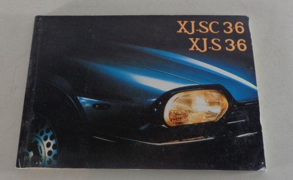 Betriebsanleitung / Handbuch Jaguar XJ-S / XJ-SC 3,6 litre von 09/1983