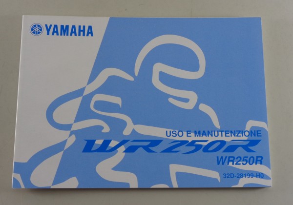 Uso e Manutenzione Yamaha WR250R from 11/2007