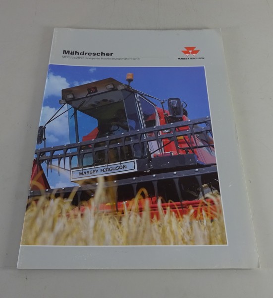Prospekt / Broschüre Massey Ferguson Mähdrescher MF 23 / 25 / 26 / 28 Stand 1997