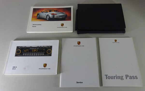 Bordmappe + Betriebsanleitung Porsche Boxster Typ 986 Modelljahr 1998 von 4/1997