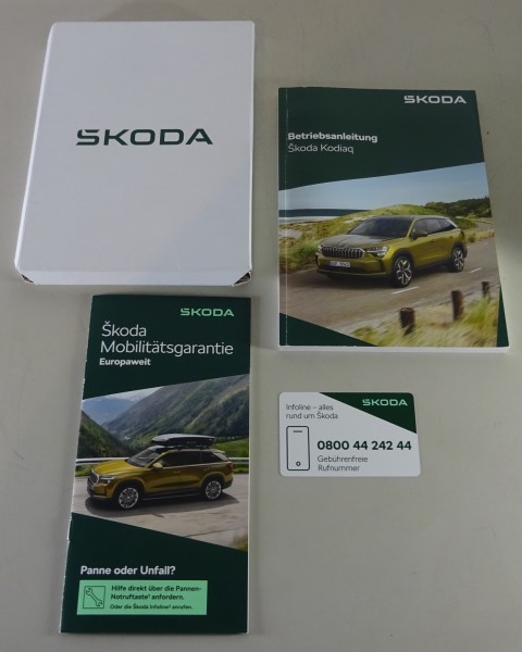 Bordmappe + Betriebsanleitung / Handbuch Skoda Kodiaq SUV Stand 11/2025