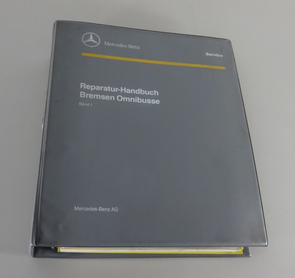 Werkstatthandbuch Mercedes Bremse Bus O 303 / 402 / 405 / 407 Stand 1990 Band 1