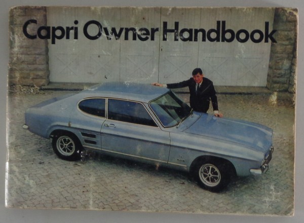 Betriebsanleitung Owner's Manual Ford Capri I, Stand 1969