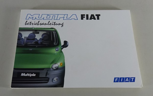 Betriebsanleitung / Handbuch Fiat Multipla Stand 09/1998