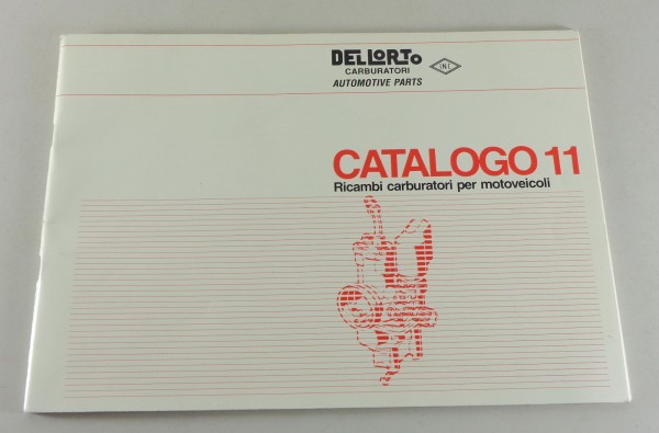 Teilekatalog Dellorto Vergaser FHB, OVC, PHBL, PHBN, PHF, SHA, SI etc. von 1985