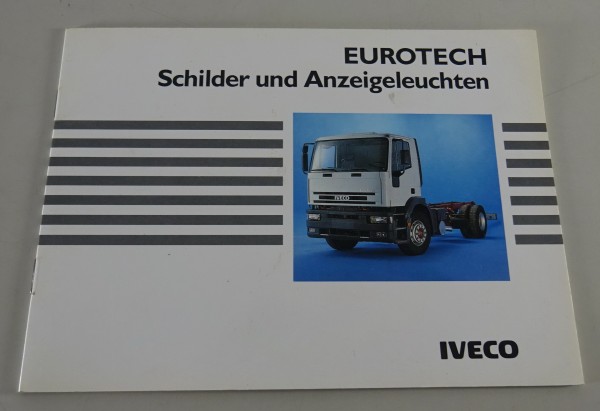 Handbuch für Schilder und Anzeigen Iveco EuroTech Stand 12/1992