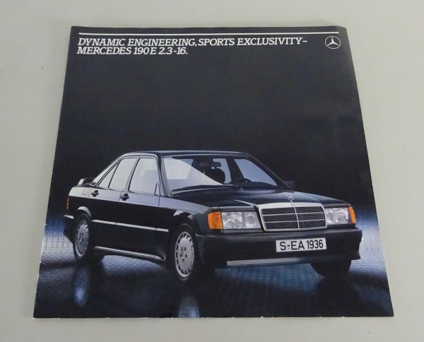 Prospectus / Brochure Mercedes-Benz W201 190E 2.3-16V from 08/1983