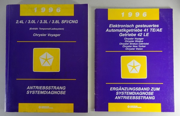 Werkstatthandbuch + Ergänzung Chrysler Voyager SFI/CNG Systemdiagnose 1996