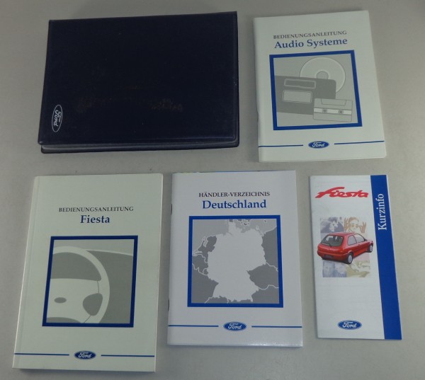 Bordmappe mit Betriebsanleitung Ford Fiesta Stand 1996