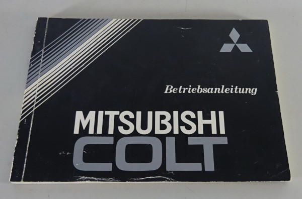 Betriebsanleitung / Handbuch Mitsubishi Colt C50 Stand 1990