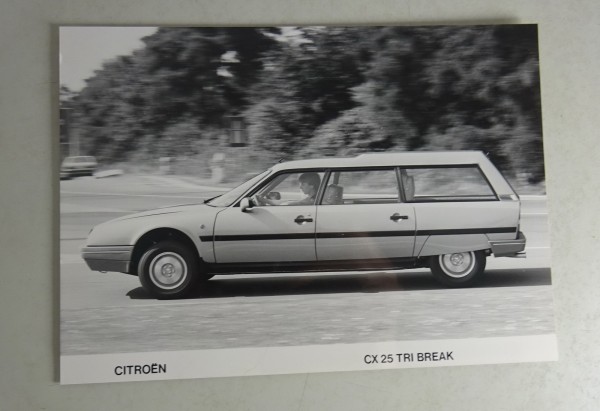 Pressefoto original Citroen CX25 TRI Break Seitenansicht