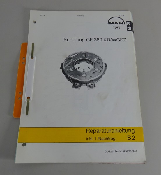 Reparaturanleitung MAN Kupplung GF 380 KR/WGSZ