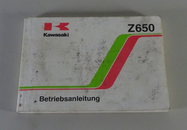Betriebsanleitung / Handbuch Kawasaki Z 650 Stand 04/1981