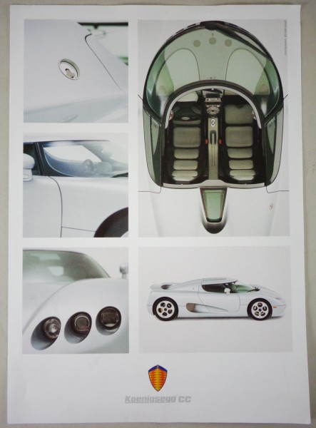 Prospektblatt / Broschüre Koenigsegg CC