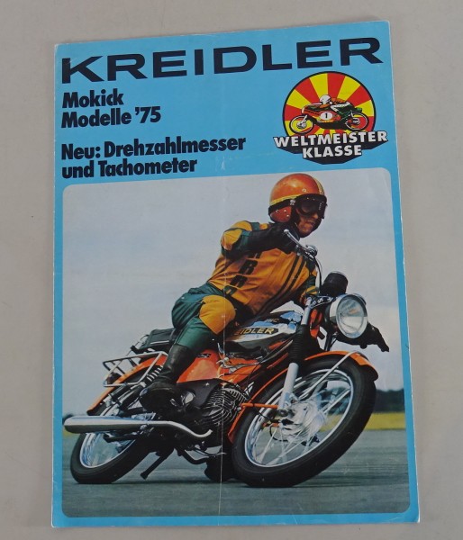 Prospekt / Broschüre Kreidler Florett LH / LF / RM / RMC von 03/1975
