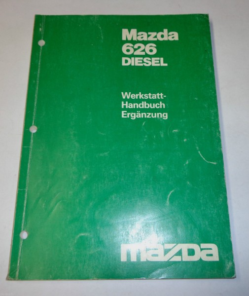 Werkstatthandbuch Mazda 626 Diesel Motor, Elektrik, Getriebe, Bremsen St.09/1983