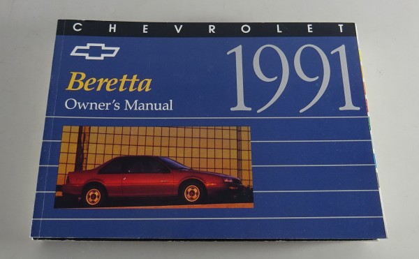Owner´s Manual / Handbook Chevrolet Beretta Stand 1991