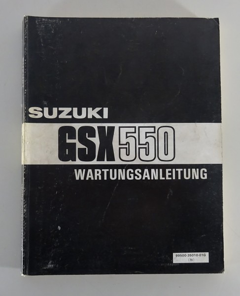 Werkstatthandbuch / Wartungsanleitung Suzuki GSX 550 Stand 12/1983