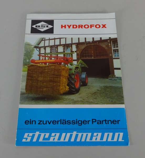 Prospekt / Broschüre Strautmann Siloschneider Hydrofox HN - HV-G