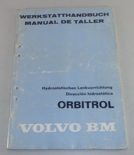 Werkstatthandbuch Volvo BM Hydrostatische Lenkvorrichtung Orbitrol von 11/1973