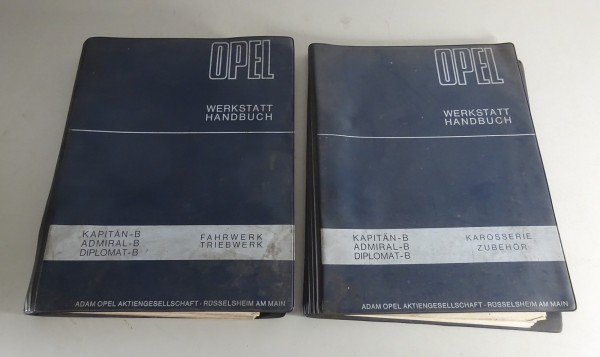 Werkstatthandbuch Opel Kapitän B / Admiral B / Diplomat B Stand 03/1969