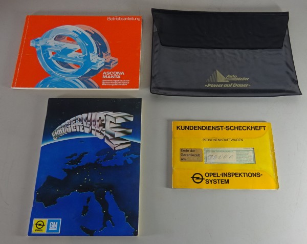 Bordmappe + Betriebsanleitung / Handbuch Opel Ascona B + Manta B Stand 11/1977