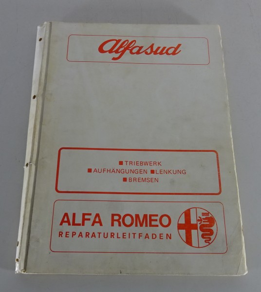 Werkstatthandbuch Alfa Romeo Alfasud Triebwerk Getriebe Kupplung.. St. 12/1972